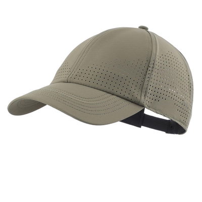Großhandel Custom 6 Panel Unisex Laserperforierter Wasserdichtes Baseball Golf Cap Hut Mesh Sport Hüte