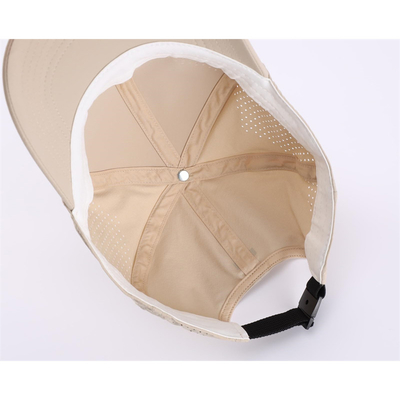 Großhandel Custom 6 Panel Unisex Laserperforierter Wasserdichtes Baseball Golf Cap Hut Mesh Sport Hüte