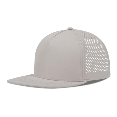 Schnelle Trockene Laser Golf Performance Snapback Hut Perforierte Flachkante
