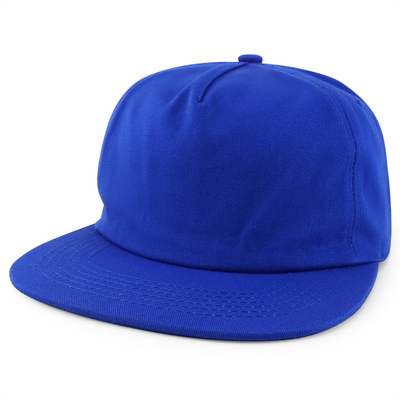 Custom Plain 5 Panel Snapback Kappe Verstellbar unstrukturierte Snapback Hut Großhandel