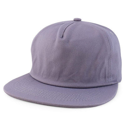 Custom Plain 5 Panel Snapback Kappe Verstellbar unstrukturierte Snapback Hut Großhandel