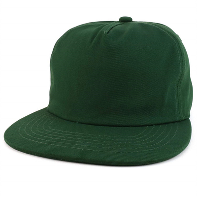 Custom Plain 5 Panel Snapback Kappe Verstellbar unstrukturierte Snapback Hut Großhandel