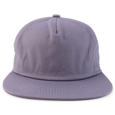 Custom Plain 5 Panel Snapback Kappe Verstellbar unstrukturierte Snapback Hut Großhandel