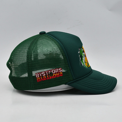 Besonderes Stickerei 5 Panel Schaum Trucker Kappen Hochwertige Seil Trucker Kappe mit Logo