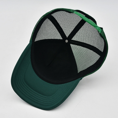 Besonderes Stickerei 5 Panel Schaum Trucker Kappen Hochwertige Seil Trucker Kappe mit Logo
