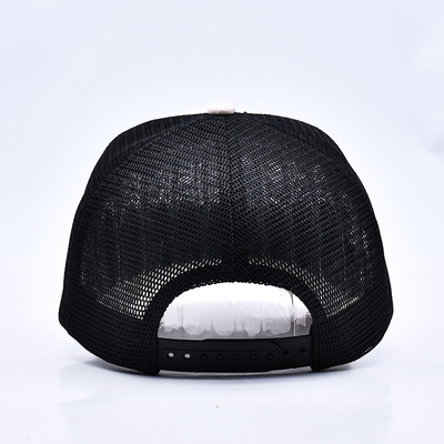 Hochkarätiges 3D-Bauwerk Seil Trucker Hut Custom Logo Mesh Rücken Trucker Cap