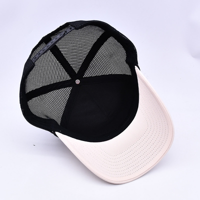 Hochkarätiges 3D-Bauwerk Seil Trucker Hut Custom Logo Mesh Rücken Trucker Cap