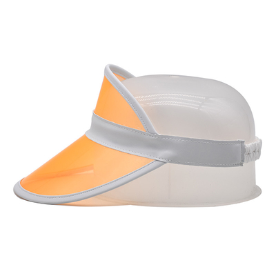 PVC-Leere Oberteile Frauen Männer Sportzubehör UV-feste Sonnenschirm Hut Sommer Fahrrad Sonnenvize Kappen