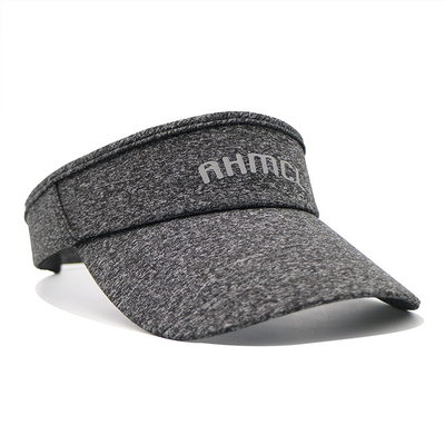 Gepasste Grau-Sport-Sonne-Visor-Hut Außen-Verstellbarer Visor-Kappe