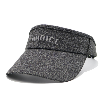 Gepasste Grau-Sport-Sonne-Visor-Hut Außen-Verstellbarer Visor-Kappe