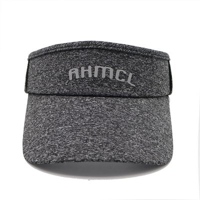 Gepasste Grau-Sport-Sonne-Visor-Hut Außen-Verstellbarer Visor-Kappe