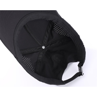 Großhandel Custom 6 Panel Unisex Laserperforierter Wasserdichtes Baseball Golf Cap Hut Mesh Sport Hüte