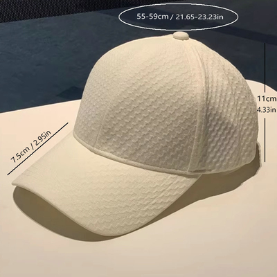 High-Profile 6 Panel Baseball-Mütze Unisex Leichtgewicht Sonnenschirm Schnelltrocknende Baseball-Mütze