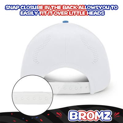 Unisex 5-Panel amerikanische Flagge Kinder Baseballhut Custom USA Kinder Baseballmützen mit Seil