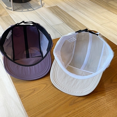 Unisex leichte atmungsaktive schnell trocknende 5-Panel-Camping-Mütze Custom Outdoor-Wander-Camp-Mütze Splicing Short-Rim Camper-Hut