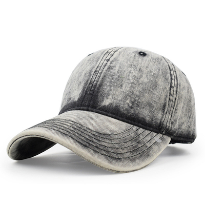 Neues individuelles Logo Unisex gewaschene Baseballkappe Mode Baumwolle Outdoor Casual Herren verstellbare Dad Hat