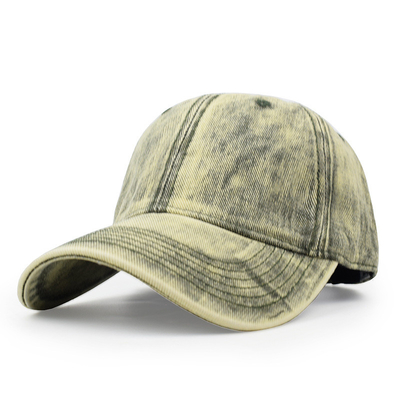 Neues individuelles Logo Unisex gewaschene Baseballkappe Mode Baumwolle Outdoor Casual Herren verstellbare Dad Hat