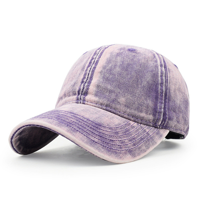 Neues individuelles Logo Unisex gewaschene Baseballkappe Mode Baumwolle Outdoor Casual Herren verstellbare Dad Hat
