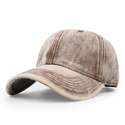 Neues individuelles Logo Unisex gewaschene Baseballkappe Mode Baumwolle Outdoor Casual Herren verstellbare Dad Hat