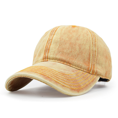 Neues individuelles Logo Unisex gewaschene Baseballkappe Mode Baumwolle Outdoor Casual Herren verstellbare Dad Hat