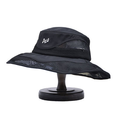 Hochwertige, individuell bestickte und bedruckte Sonnenhut-Eimer-Tauchhüte mit breiter Krempe und Angelkappe