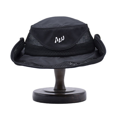 Hochwertige, individuell bestickte und bedruckte Sonnenhut-Eimer-Tauchhüte mit breiter Krempe und Angelkappe