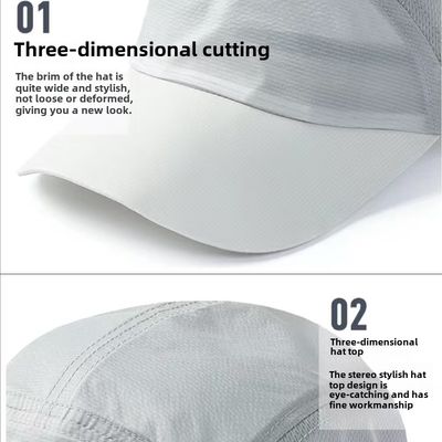 Unstrukturierte verstellbare Sportmütze für Männer und Frauen
