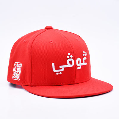 Großhandel Custom 3D Stickerei Gorra Baseball Snapback Sports Cap Outdoor Flat Brim 6 Panel Snapback Kappen
