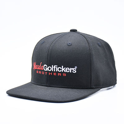 Custom Broderie Logo Flat Brim Sport Hip Hop Snapback Hut Baseballkappe für Männer