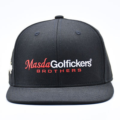 Custom Broderie Logo Flat Brim Sport Hip Hop Snapback Hut Baseballkappe für Männer