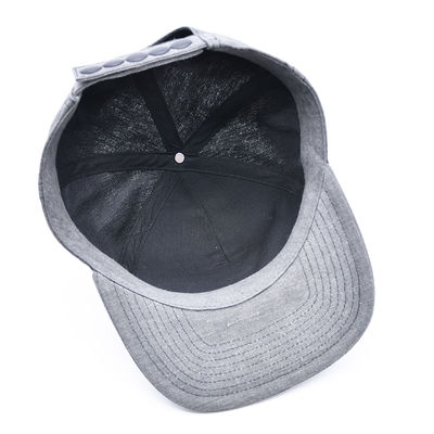 Custom 7 Panel Snapback Cap Stickerei strukturierte Gorras flache Kante Snap Back Hut