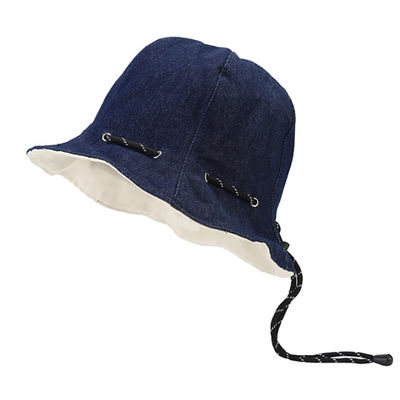 Heißer Verkauf Fischerhut Großhandel Frühling und Sommer Kleidung Verwandeln Sie sich in eine Tasche Baumwolle Erwachsene Unisex Einfarbig Wendbar Eimer Hüte