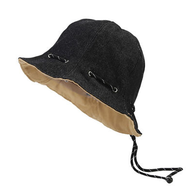 Heißer Verkauf Fischerhut Großhandel Frühling und Sommer Kleidung Verwandeln Sie sich in eine Tasche Baumwolle Erwachsene Unisex Einfarbig Wendbar Eimer Hüte