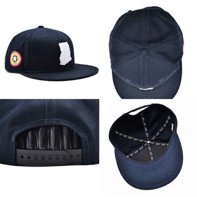 Flache Rand-Baseball-Mütze-koreanische Hip Hop-Kappe 100% ODM-Baumwolle-Fashional