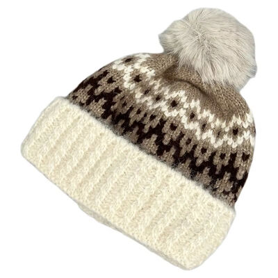Pom Pom Skull Cap Beanie Winter Warm Stretch Fit für Herren Damen Unisex Sport Outdoor Aktivitäten Benutzerdefinierte Logo Beanies