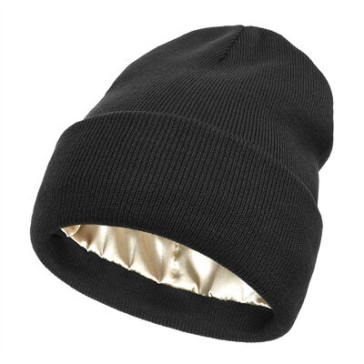 Beanie-Mütze Strickmütze Acryl Wolle Polyester Merino Erwachsenen Hut Umfang Leicht Atmungsaktiv Wintermütze
