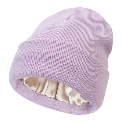 Beanie-Mütze Strickmütze Acryl Wolle Polyester Merino Erwachsenen Hut Umfang Leicht Atmungsaktiv Wintermütze