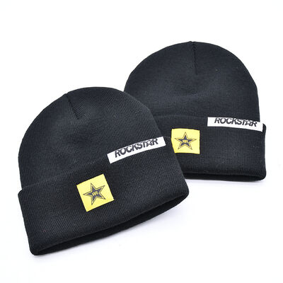 Designer Streetwear Custom Logo Winter Fischer Gorras Schwarze Kapuzen Hüte mit Custom Logo Stickerei