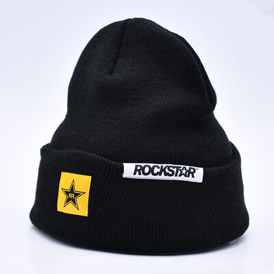 Designer Streetwear Custom Logo Winter Fischer Gorras Schwarze Kapuzen Hüte mit Custom Logo Stickerei