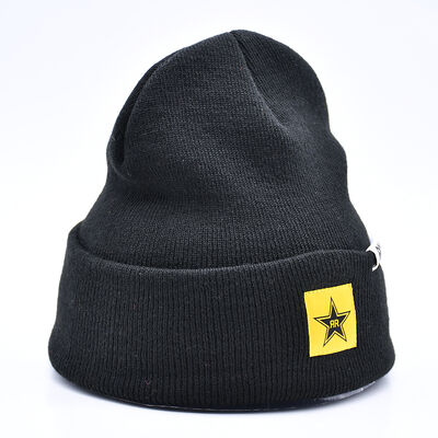 Designer Streetwear Custom Logo Winter Fischer Gorras Schwarze Kapuzen Hüte mit Custom Logo Stickerei