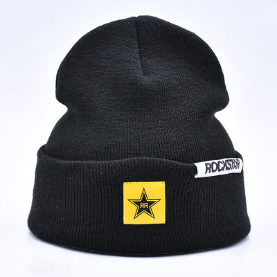 Designer Streetwear Custom Logo Winter Fischer Gorras Schwarze Kapuzen Hüte mit Custom Logo Stickerei