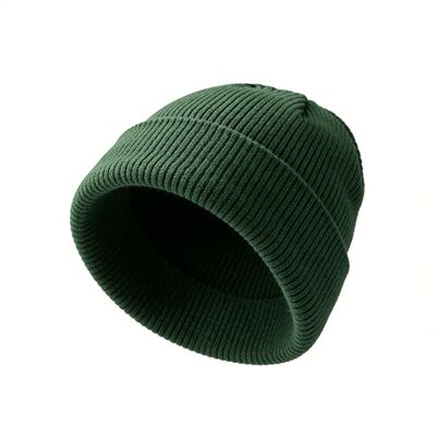 Besondere Stickereien Strickbeanie mit Erwachsenenumfang und Acrylmaterial für die Winterwärme