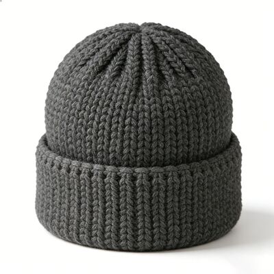 Custom Logo Unisex Strick Beanie Hut mit hochwertigem Acryl für Winterwärme und Stil