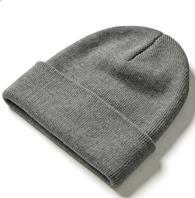 Custom Design Optionen Leichtgewicht Atmung Merino Beanie Hut für den Winter und Corporate Branding