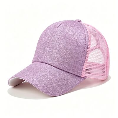 All Season 5 Panel Trucker Cap, Unisex, gesticktes Logo, Siebdruck, angebrachter Aufnäher, verstellbare Passform, bequemes Material