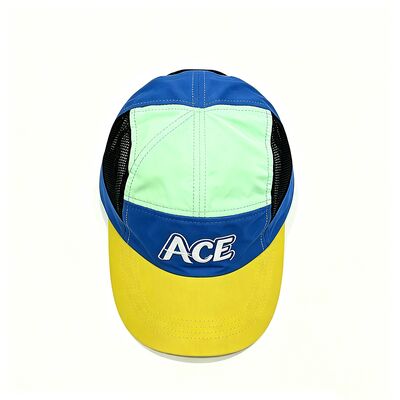 Unisex camper cap featuring hook and loop strap closure breathable adjustable headwear perfect for camping hiking and outdoor