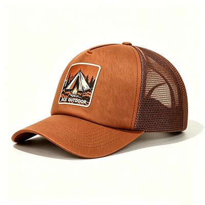 Baumwolle Schweißband Trucker Cap mit 6 oder kundenspezifischen Augenlöcher langlebige Mesh-Panels verstellbar Snapback-Schließung perfekt für Outdoor-Aktivitäten