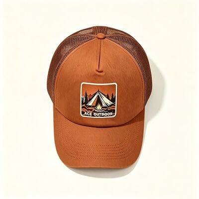Baumwolle Schweißband Trucker Cap mit 6 oder kundenspezifischen Augenlöcher langlebige Mesh-Panels verstellbar Snapback-Schließung perfekt für Outdoor-Aktivitäten