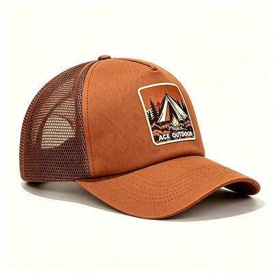 Baumwolle Schweißband Trucker Cap mit 6 oder kundenspezifischen Augenlöcher langlebige Mesh-Panels verstellbar Snapback-Schließung perfekt für Outdoor-Aktivitäten