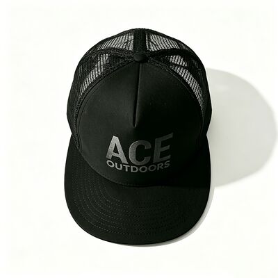 Siebdruck-Logo, 5-Panel-Trucker-Kappe, Unisex, bequeme Passform, ideal für alle Jahreszeiten, verstellbare, leichte Kopfbedeckung